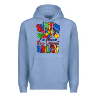 Colony Blue autism is not a disability it's a different abilit Premium Hoodie - LillyAllenDesigns