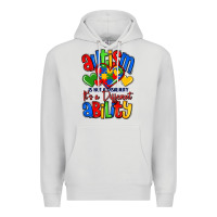 Dove Grey autism is not a disability it's a different abilit Premium Hoodie - LillyAllenDesigns