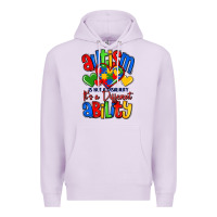 Lilac autism is not a disability it's a different abilit Premium Hoodie - LillyAllenDesigns