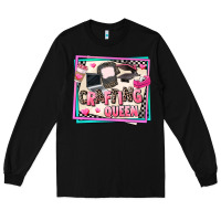 Black crafting queen Long Sleeve Tee - AdoDesignShop