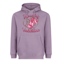 Lavender howdy valentine Heavyweight Hoodie - MaliasSmallBusiness