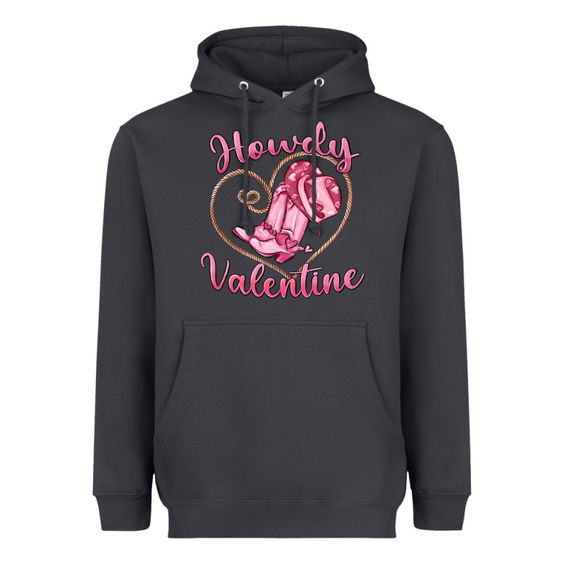 Howdy Valentine Heavyweight Hoodie by MaliasSmallBusiness | Teevron