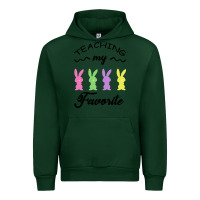 Forest Green Teaching My Favorite Bunny Urban Hoodie - Bettercallsaul