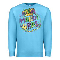 Ocean Blue mardi gras Premium Sweatshirt - MaliasSmallBusiness