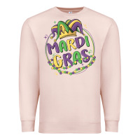 Pale Pink mardi gras Premium Sweatshirt - MaliasSmallBusiness