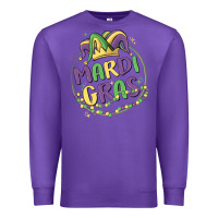 Purple mardi gras Premium Sweatshirt - MaliasSmallBusiness