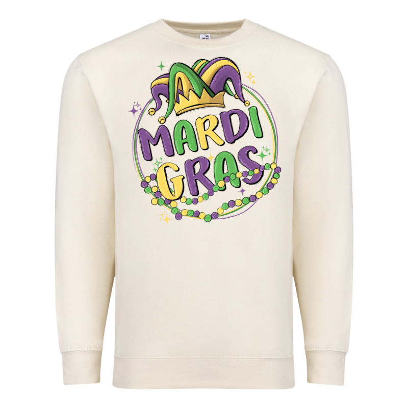 Mardi Gras Premium Sweatshirt by MaliasSmallBusiness | Teevron