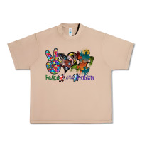 Burro peace love autism Urban Heavy Tee - SublimationCraftShop