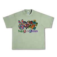 Oil Green peace love autism Urban Heavy Tee - SublimationCraftShop