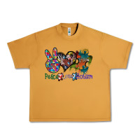 Peanut Butter peace love autism Urban Heavy Tee - SublimationCraftShop