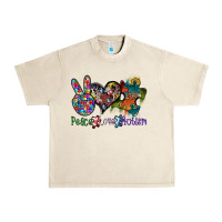Sandshell peace love autism Urban Heavy Tee - SublimationCraftShop
