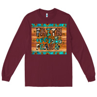 Burgundy faith over fear Long Sleeve Tee - JahusDesignShop
