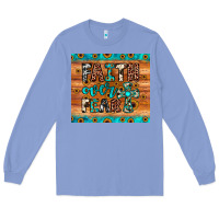 Colony Blue faith over fear Long Sleeve Tee - JahusDesignShop