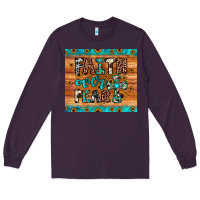 Plum faith over fear Long Sleeve Tee - JahusDesignShop
