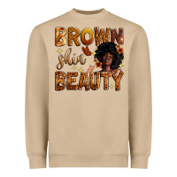 Mushroom brown skin beauty Heavyweight Sweatshirt - Zillion Design Studio