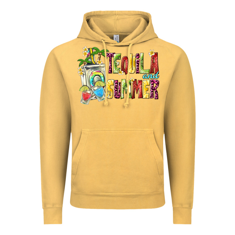 Tequila And Summer Vintage Hoodie by texasbilliewilder | Teevron