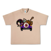 Burro Halloween Truck Urban Heavy Tee - CowhideDigitalArt