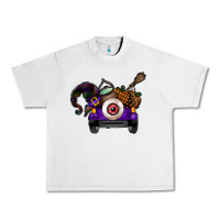 Lunar Rock Halloween Truck Urban Heavy Tee - CowhideDigitalArt