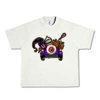 Pistachio Halloween Truck Urban Heavy Tee - CowhideDigitalArt