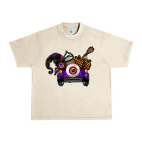 Sandshell Halloween Truck Urban Heavy Tee - CowhideDigitalArt