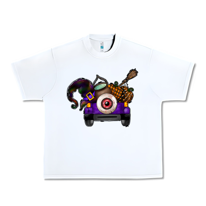 Halloween Truck Urban Heavy Tee by CowhideDigitalArt | Teevron