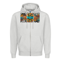 Dove Grey leopard sunflower mom license plate Zipper Hoodie - Artiststas