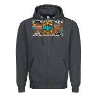 Smoke leopard sunflower mom license plate Zipper Hoodie - Artiststas