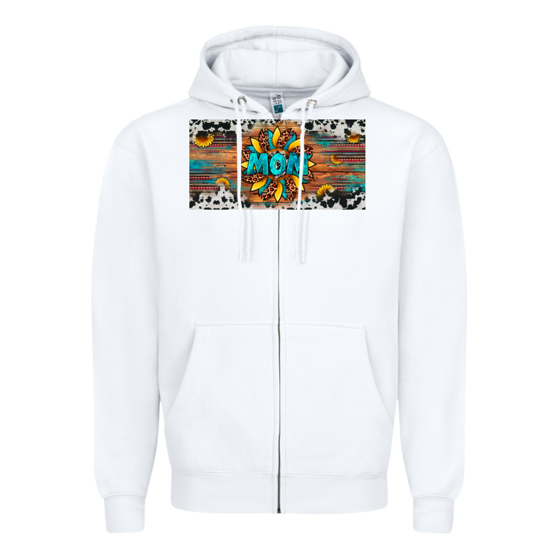 Leopard Sunflower Mom License Plate Zipper Hoodie by Artiststas | Teevron