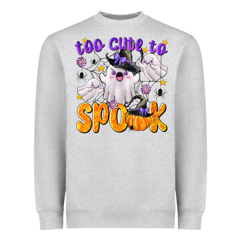 Too Cute To Spook Heavyweight Sweatshirt by texasbilliewilder | Teevron