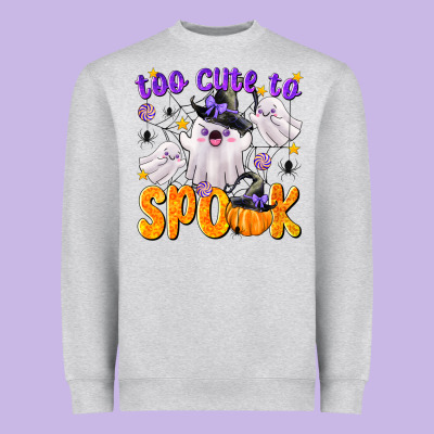Too Cute To Spook Heavyweight Sweatshirt Designed By Texasbilliewilder