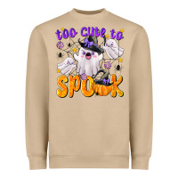 Mushroom Too Cute To Spook Heavyweight Sweatshirt - texasbilliewilder