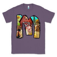 Lavender farm life alphabet lowercase letters m Classic Tee - BundleAndBundleShop