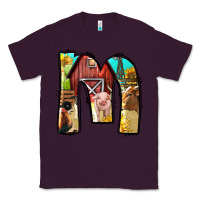 Plum farm life alphabet lowercase letters m Classic Tee - BundleAndBundleShop
