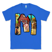 True Royal farm life alphabet lowercase letters m Classic Tee - BundleAndBundleShop