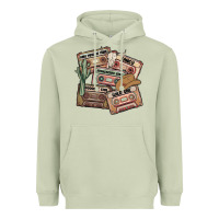 Matcha 90s country cassette tapes Heavyweight Hoodie - MaliasSmallBusiness