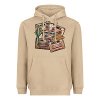 Mushroom 90s country cassette tapes Heavyweight Hoodie - MaliasSmallBusiness