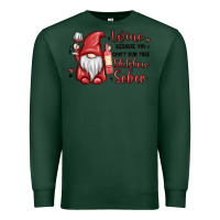 Sports Green wine because you cant run this shitshow sober Premium Sweatshirt - MaliasSmallBusiness