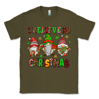 Army Green i believe in christmas Classic Tee - AdoDesignShop