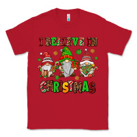 Red i believe in christmas Classic Tee - AdoDesignShop