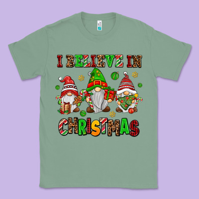 I Believe In Christmas Classic Tee Designed By Adodesignshop