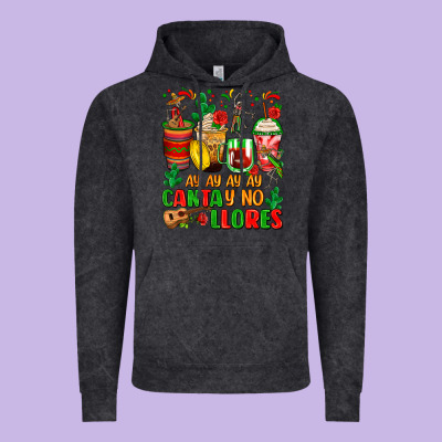 Ay Ay Ay Ay Canta Y No Llores Coffee Cups Vintage Hoodie Designed By Zillion Design Studio
