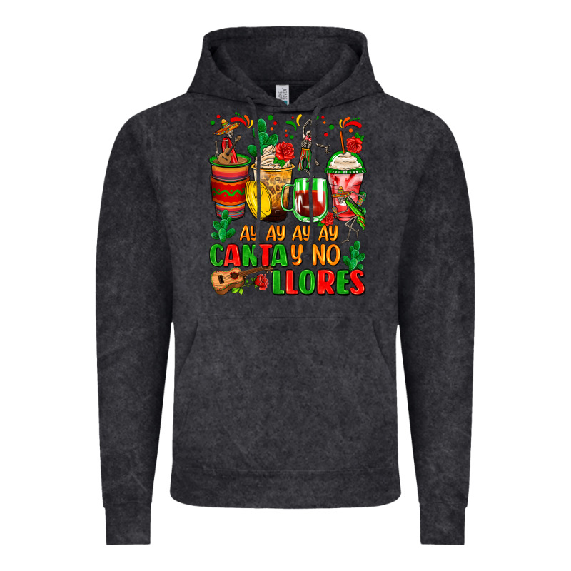 Ay Ay Ay Ay Canta Y No Llores Coffee Cups Vintage Hoodie by Zillion Design Studio | Teevron