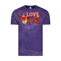 Cloud Purple love bug Vintage Tee - FaDigitalArtStudio