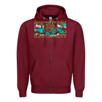 Burgundy hearts mama license plate Zipper Hoodie - Artiststas