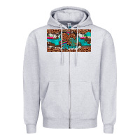 Heather Grey hearts mama license plate Zipper Hoodie - Artiststas