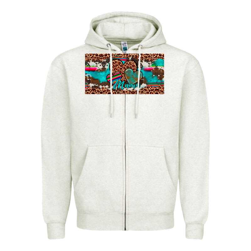 Hearts Mama License Plate Zipper Hoodie by Artiststas | Teevron