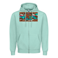 Seafoam hearts mama license plate Zipper Hoodie - Artiststas