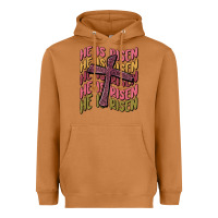 Meerkat he is risen Heavyweight Hoodie - MaliasSmallBusiness