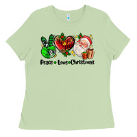 Matcha peace love  christmas Ladies Tee - AdoDesignShop