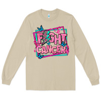 Mushroom fight cancer Long Sleeve Tee - AdoDesignShop
